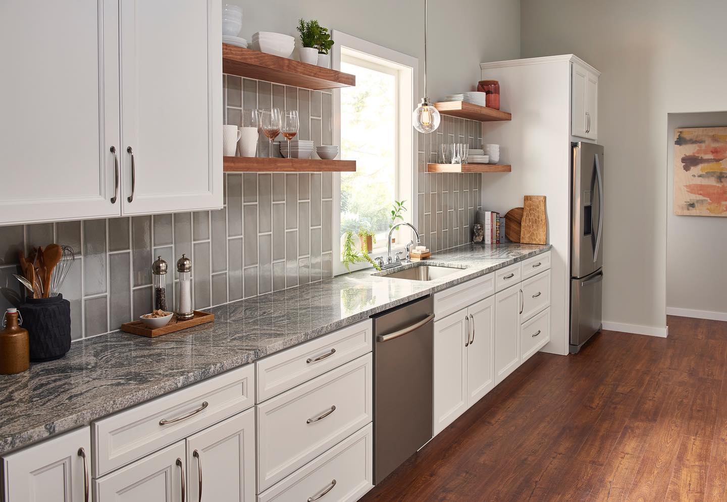 Morning Fog Subway Tile 3x6 Glossy Ceramic Subway Wall Tile by MSI (1 sq. ft./Case)