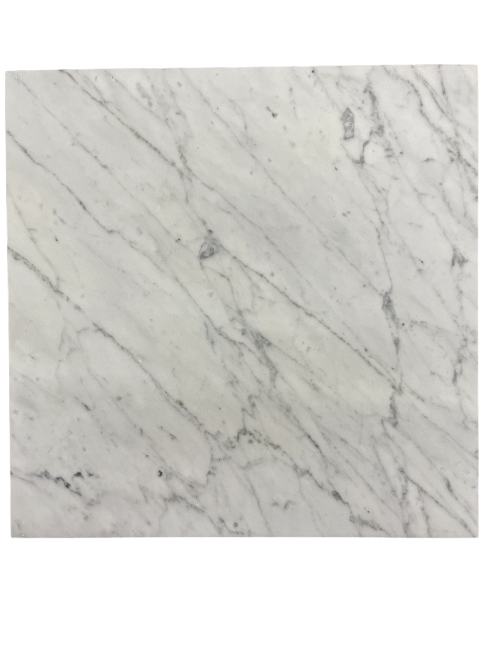 Lombardy Italian Statuario 16x16 Marble Floor Wall Tile for Bathroom Shower, Fireplace, Kitchen Countertop Backsplash