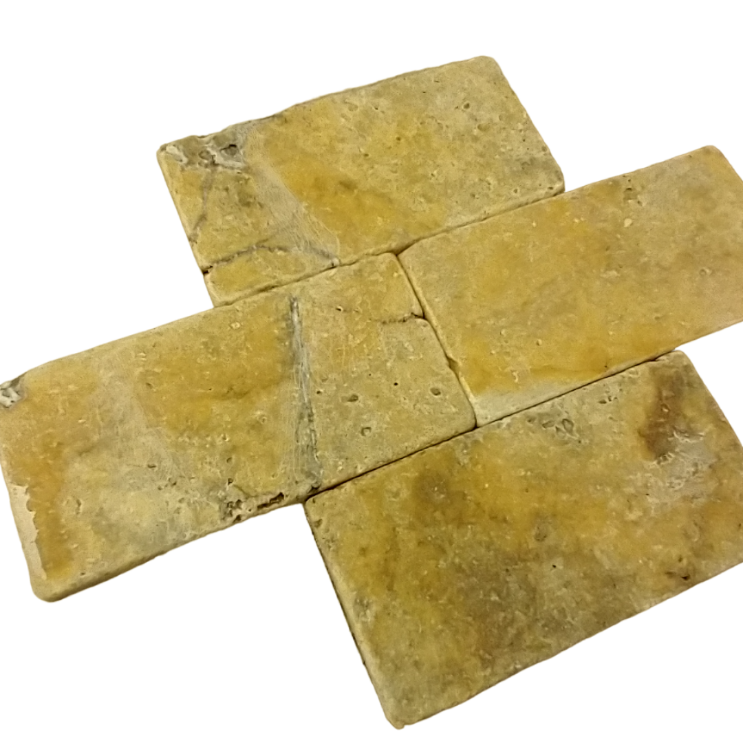 Tenedos TLSDS-3x6-SCT Scabos 3X6 Tumbled Travertine Floor Wall Pool Tile for Kitchen Backsplash, Bathroom Shower, Patios, Fireplace, Accent Decor