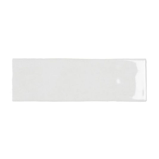 Tenedos HTC184 Ceramic Subway Wall Tile Handmade Look Glossy Glaze for Backsplash Kitchen, Bathroom Shower, Accent Wall (1, Luminous Pearl)