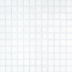 Thassos White Greek Marble 1x1 Mosaic Floor Wall Tile Backsplash Polished for Kitchen, Bathroom Shower, Accent decor, Fireplace