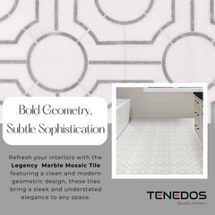 Tenedos Legency Polished Marble Mosaic Tile