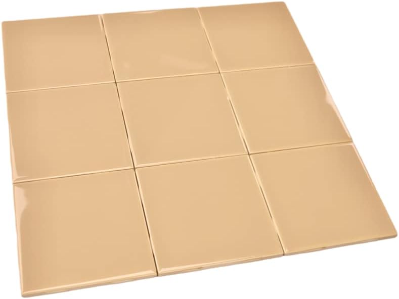 4x4 Sand Ceramic Tile-Box of 10 pcs