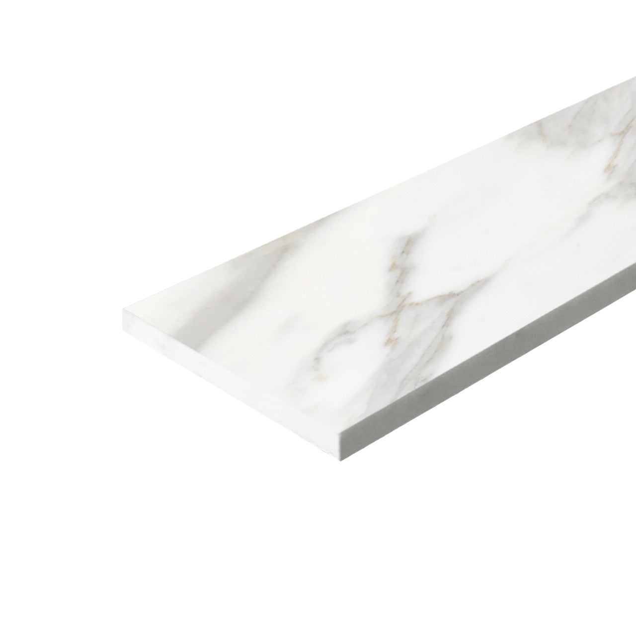 3x6 Calacatta Gold Italian Marble Subway Tile Honed (Matte)