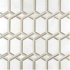 Elegant Royal Link Marble Mosaic Tile - 1 Sheet