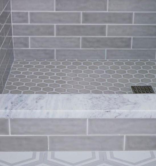 Carrara White Marble Threshold with Honed Finish – 3/4" Thick Stone Saddle for Doorway, Shower Curb & Window Sill