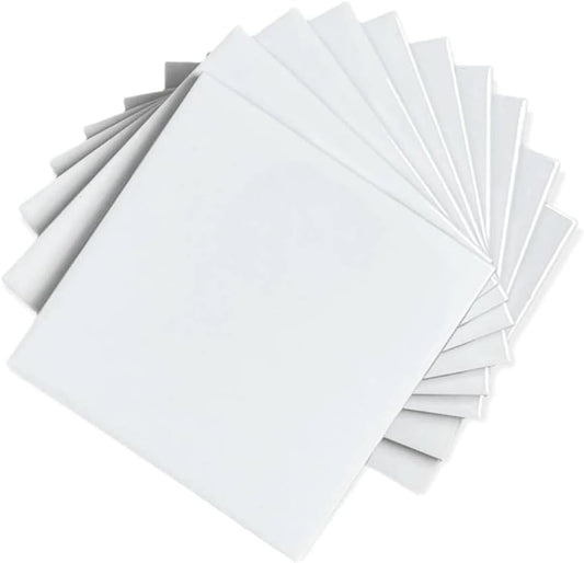 4 in Ceramic Tile Gloss 4 1/4" Box of 10 Pieces by Tenedos