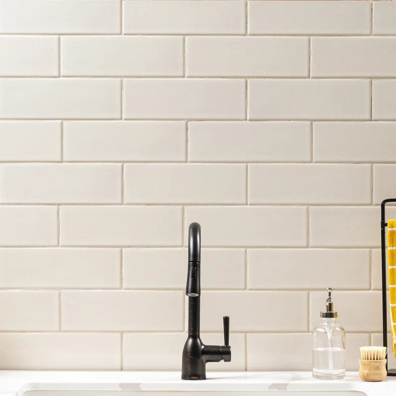 Antique White Glazed 4 in. x 12 in. Glossy Ceramic Subway Wall Tile by MSI (2 sq. ft./Case)