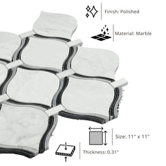 Tenedos HTC190 Marbella Lantern Mosaic Tile