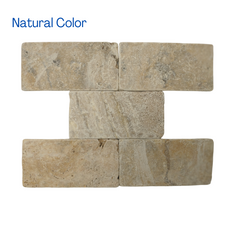 Tenedos TLSDS-3x6-SCT Scabos 3X6 Tumbled Travertine Floor Wall Pool Tile for Kitchen Backsplash, Bathroom Shower, Patios, Fireplace, Accent Decor