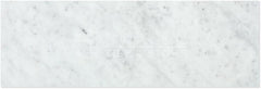 Carrara White Italian (Bianco Carrara) Marble 4x12 Field Wall Floor Tile Backsplash Honed