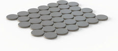 Tenedos 2" Matte Grande Penny Round Porcelain Mosaic Tile for Bathroom, Shower, Kitchen Backsplash, Wall, Floor, Café, Restaurant, Commercial