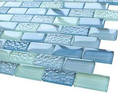 Blue Glass Decorative Wall Sheet