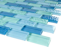 Blue Glass Decorative Wall Sheet