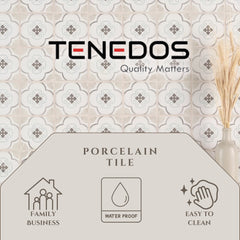 Tenedos HTC330 Nova Premium Porcelain Tile- Box of 34 Tiles