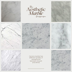 Carrara White Marble Threshold with Honed Finish – 3/4" Thick Stone Saddle for Doorway, Shower Curb & Window Sill