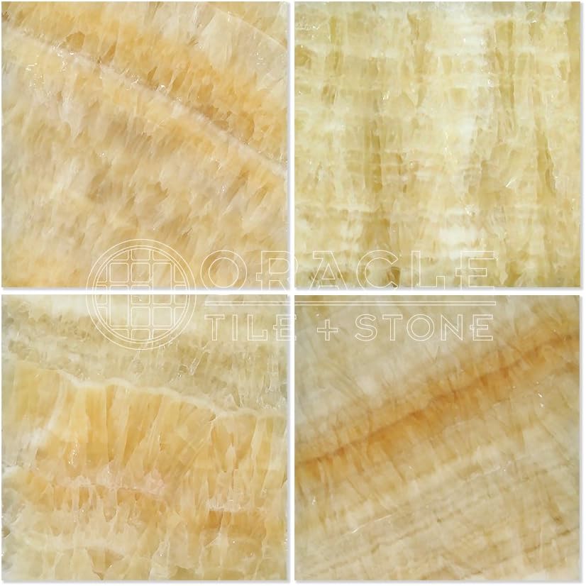 Honey Onyx  Gold 12 X 12 Polished Premium Field Tile