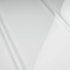 4x12 White Glass Subway Tile