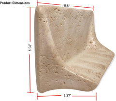 Resin Soap Dish Tray – Wall Mount Stone Look, 8.5" x 5"