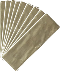 Tenedos HTCFD 2.5x8 Glossy Handmade Look Ceramic Wall Tile – Spanish Zellige Style Subway Tile for Kitchen Backsplash, Bathroom, and Fireplace (1 Box, 38 Pieces, 5.32 Sqft Coverage)