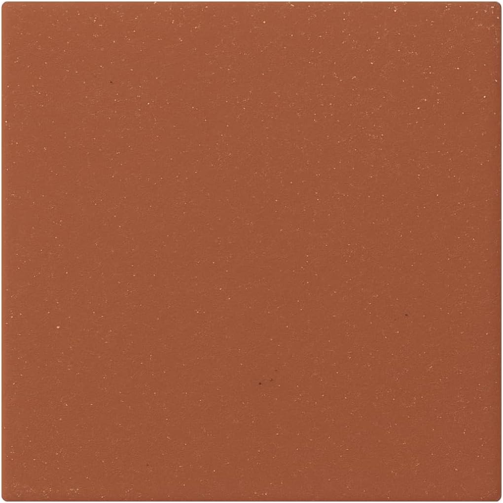 6x6 Colonial Red Smooth Quarry Tile