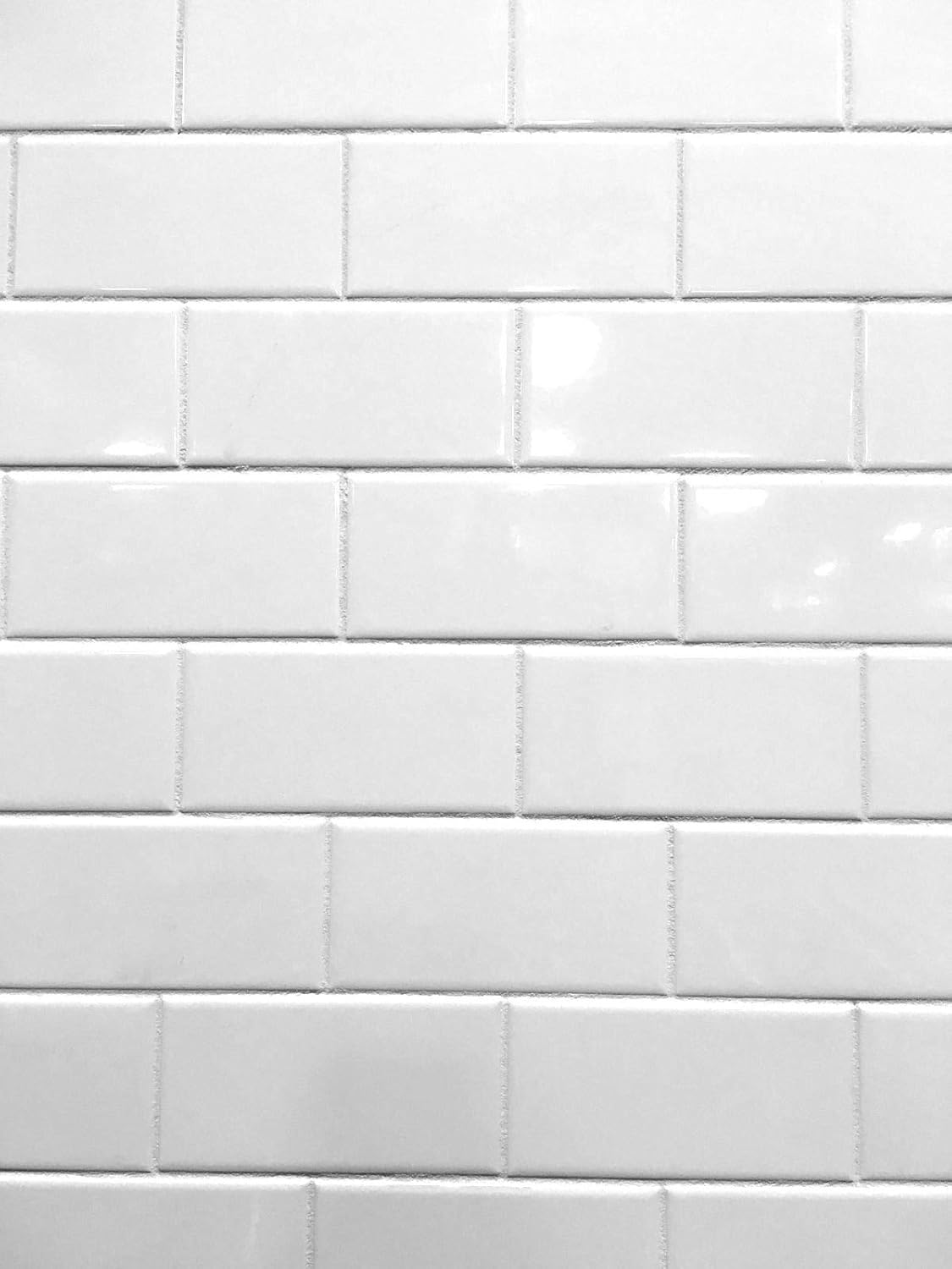 3x6 White High Gloss Ceramic Wall Tile –  (Box of 100 Tiles)