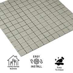 Tenedos HTC175 Aqua Celeste Porcelain Mosaic Tile-1 piece