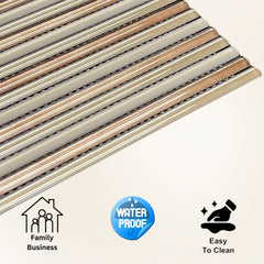 Tenedos HTC198 Amber Ridge Glass Mosaic Tile