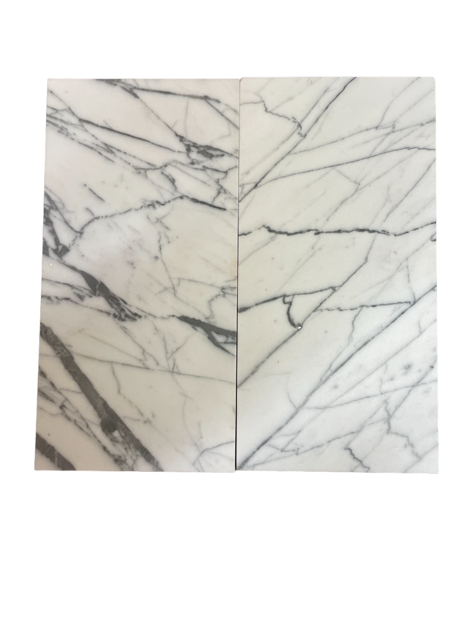 Arabescato Breccia 6x12 Marble Honed Floor Wall Tile for Bathroom Shower, Fireplace, Kitchen Backsplash (2 Pieces)