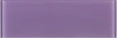 4x12 Purple Glass Subway Tile