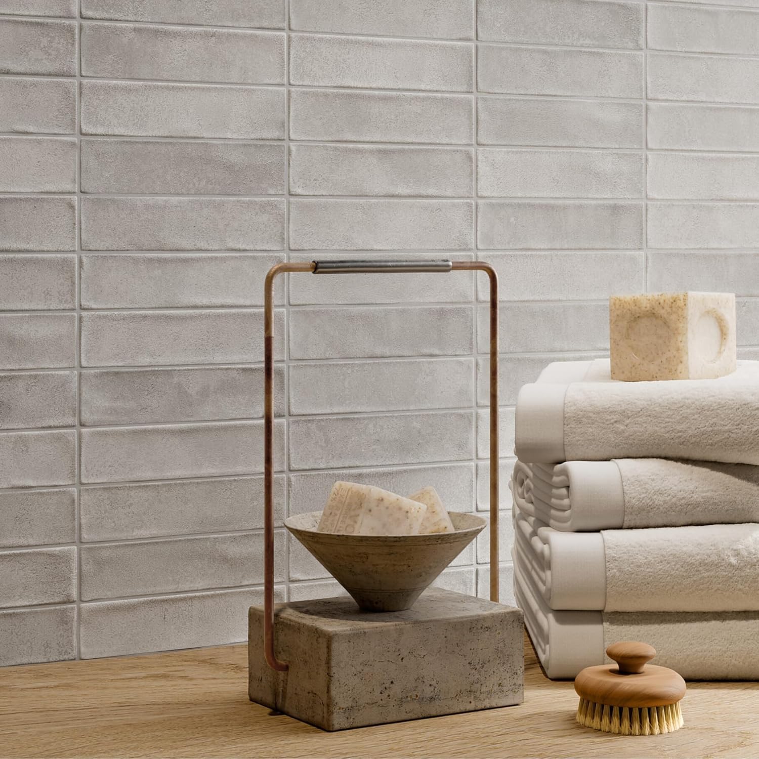 Tenedos Matte Ice Porcelain Subway Tile – 2"x8" Wall and Floor, Backsplash for Kitchen, Bathroom, Shower, Fireplace Accent - Great for Restaurant Hotel Cafe Spa