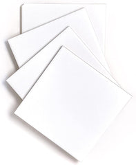 Matte White 6"x6" Ceramic Wall Tile for Kitchen Backsplash & Bathroom - Sold Per Sq.Ft.
