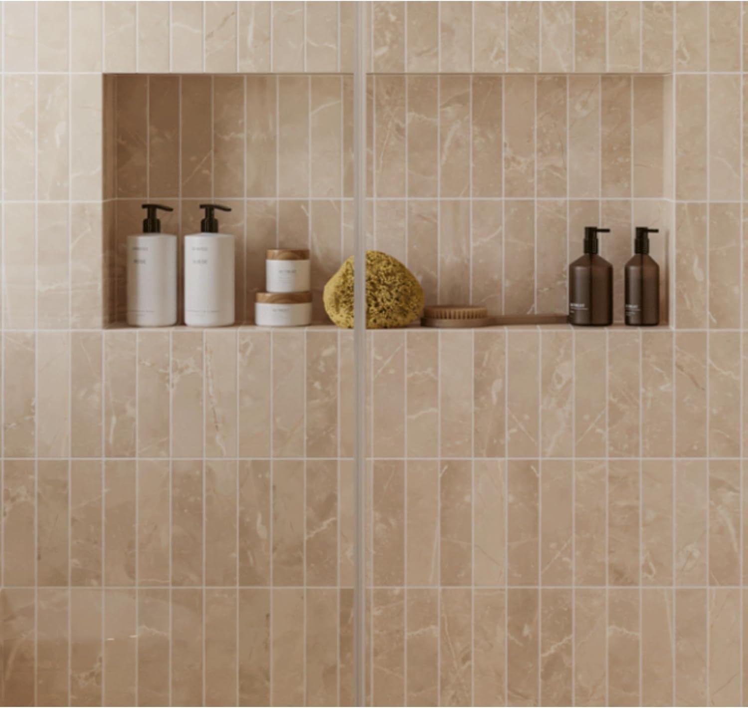 Tenedos HTCRC  Marble Look Matte Porcelain Tile – 3x12 Inch Subway Wall & Kitchen Backsplash