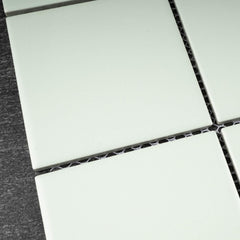4x4 Mint Green Porcelain Matte Mosaic Tile (12x12 sheet)