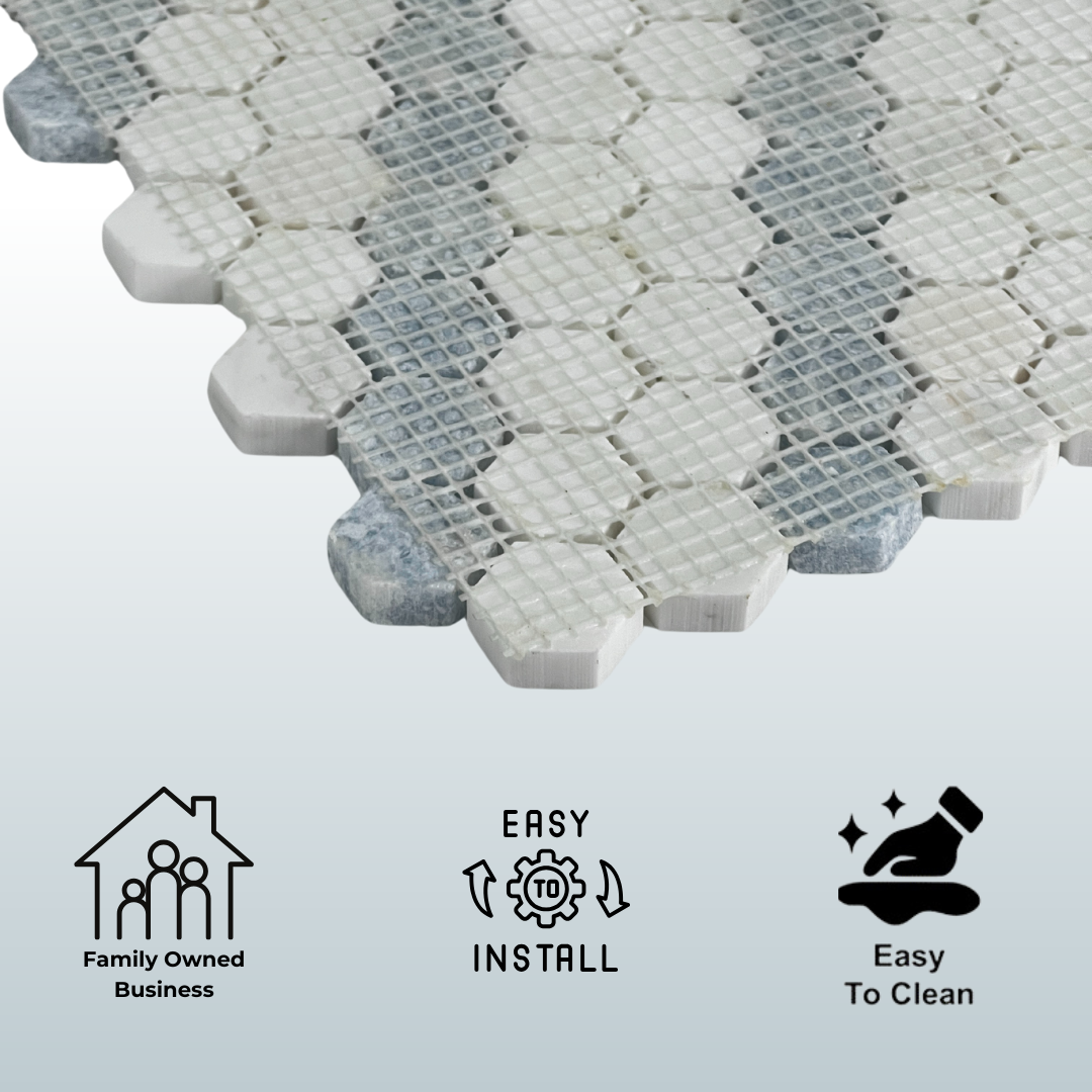 Suzi Marble Hexagon Tile