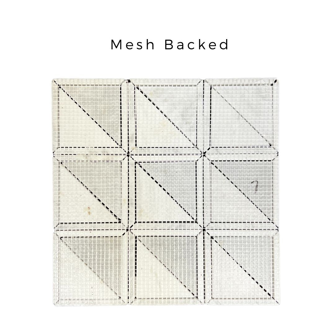 Tenedos HTC188 Hudson Triad Polished Marble Mosaic Tile