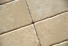 Ivory Light Travertine 3x6 Tumbled Subway Tile - Natural Stone Field Tile for Kitchen Backsplash, Bathroom Walls, Showers, Accent Walls & Flooring