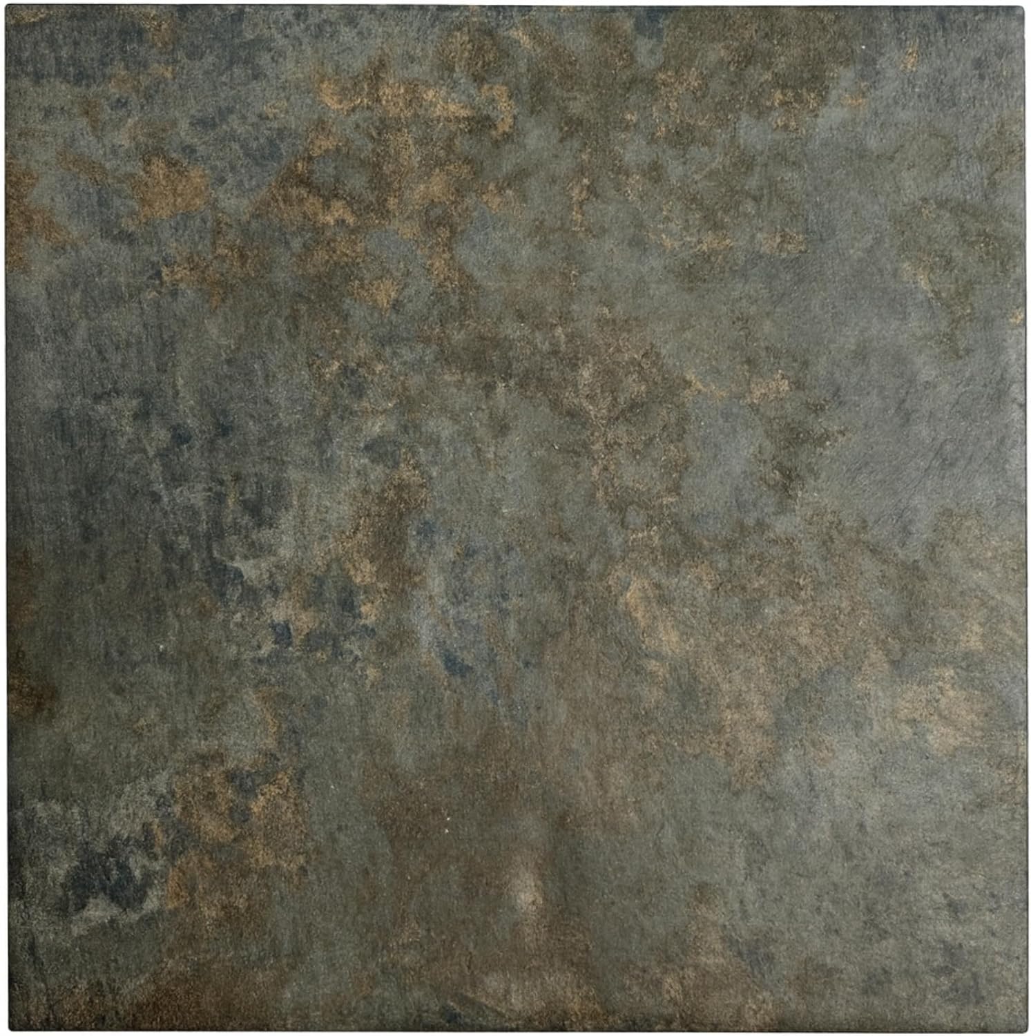 Tenedos HTCPW Rustic Stone Look 6"x6" Porcelain Tile – Matte Textured Brown Gray Indoor Wall & Floor Tile for Kitchen Bathroom Backsplash