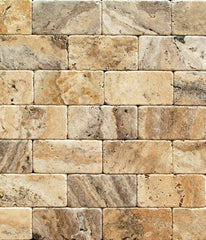 Philadelphia 3 X 6 Travertine Tumbled Brick Tile (1 Sqft)