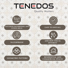 Tenedos HTC330 Nova Premium Porcelain Tile- Box of 34 Tiles