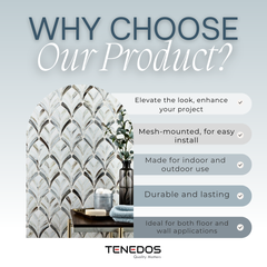 Tenedos Aurora Plum Glass Mosaic Tile-1 piece