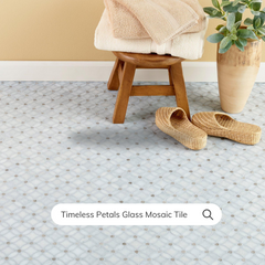 Tenedos Timeless Petals Mosaic Tile 1 piece