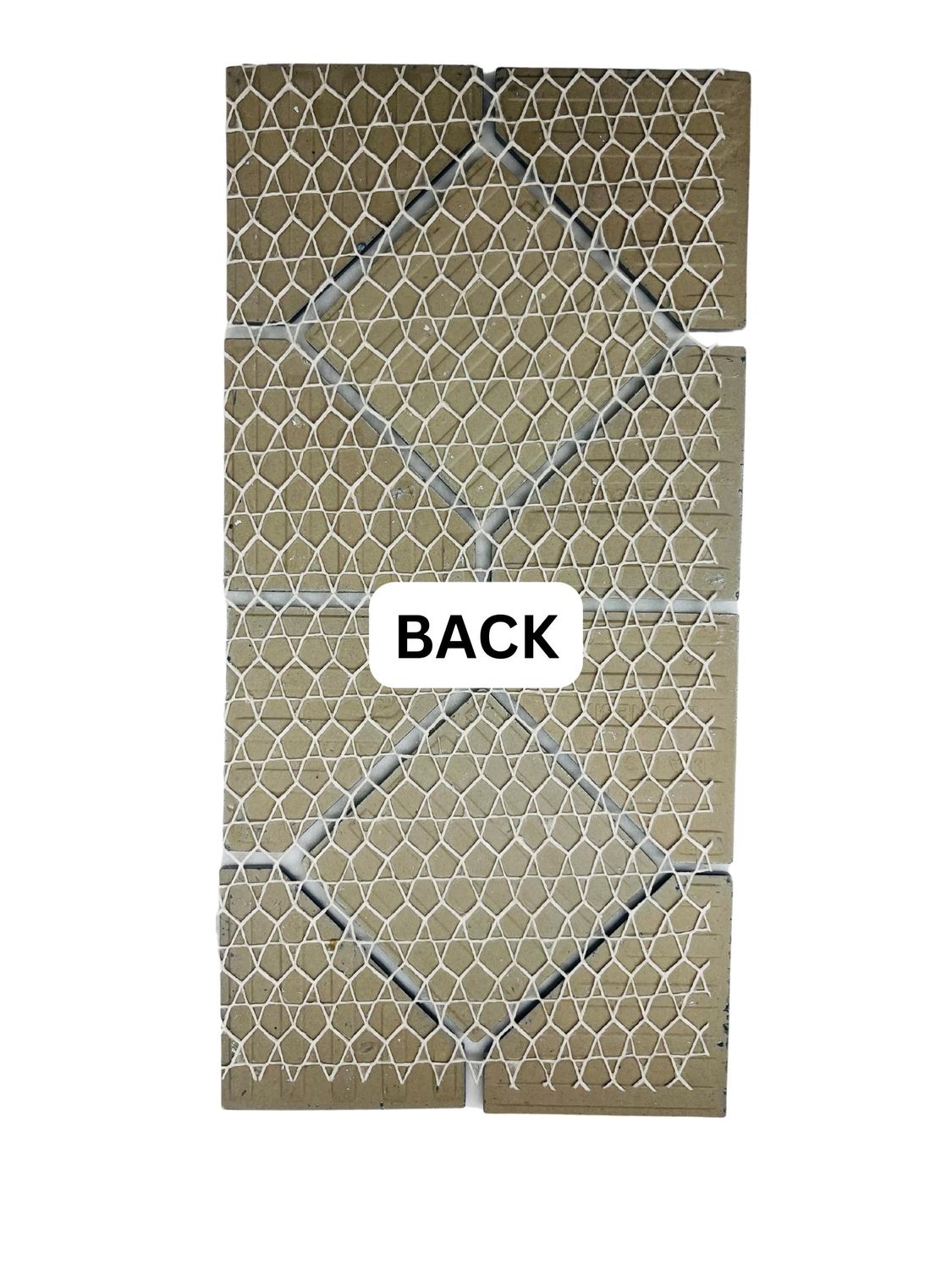 Aqua Marine with Marble Blue Diamond Porcelain Lineup Border Pool Wall Tile Backsplash on 6x12 Mesh Easy Installation for Kitchen, Bathroom, Accent Decor