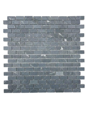 Tenedos TOTTD-BRK-1X2 Ocean Gray 1x2 Brick Honed Marble Flooring Wall Tile for Kitchen Backsplash, Bathroom Wall, Accent Wall, Fireplace Surround