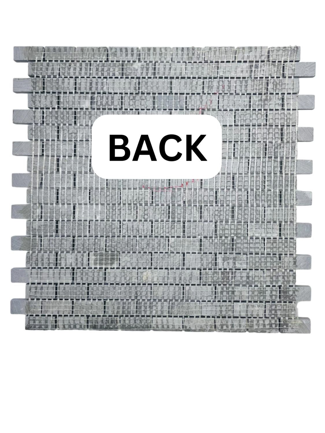 Tenedos TOTTD-BRK-1X2 Ocean Gray 1x2 Brick Honed Marble Flooring Wall Tile for Kitchen Backsplash, Bathroom Wall, Accent Wall, Fireplace Surround