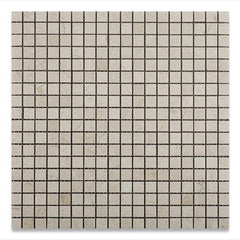Crema Marfil 5/8x5/8 Polished Mosaic Tile 1 piece