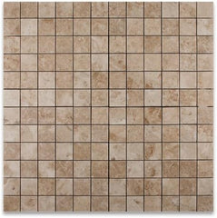 Cappuccino 2X2 Marble Polished Mosaic Floor and Wall Tile