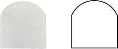 Carrara White Italian (Bianco Carrara) Marble 3/4 X 12 Bullnose Liner Wall Tile Polished