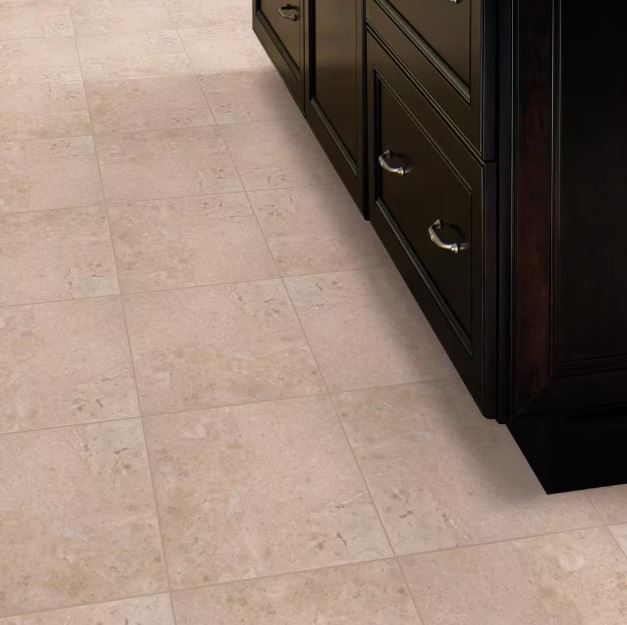 Crema Cappuccino 12 in. x 12 in. Polished Marble Stone Look Floor and Wall Tile