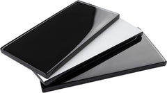 TCSAG-04 3x6 Black Glass Subway Wall Tile -Kitchen and Bath Backsplash